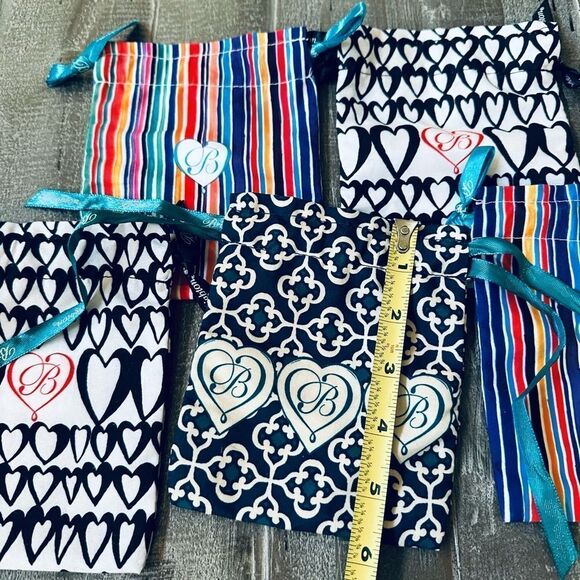 Brighton Jewelry Fabric Storage Gift Bags Bundle Lot - Picture 2 of 2